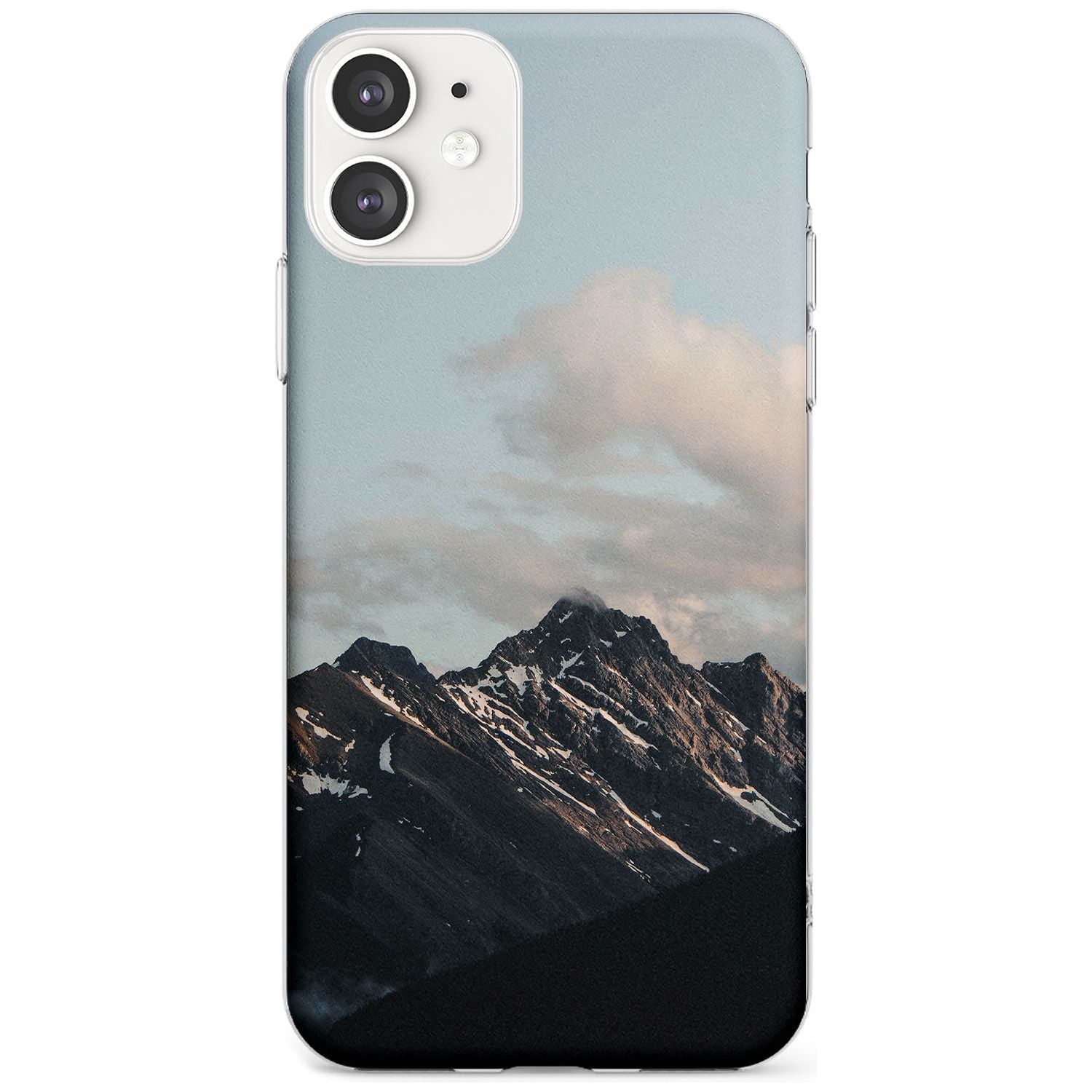 Mountain Range Photograph Slim TPU Phone Case for iPhone 11