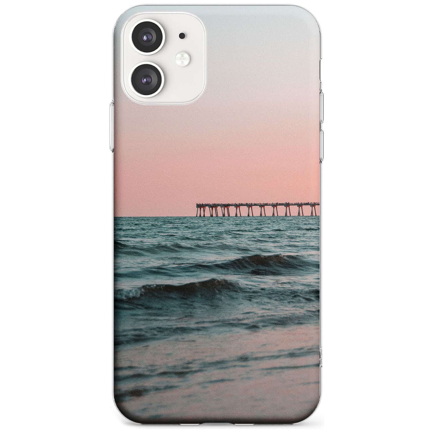 Beach Pier Photograph Slim TPU Phone Case for iPhone 11