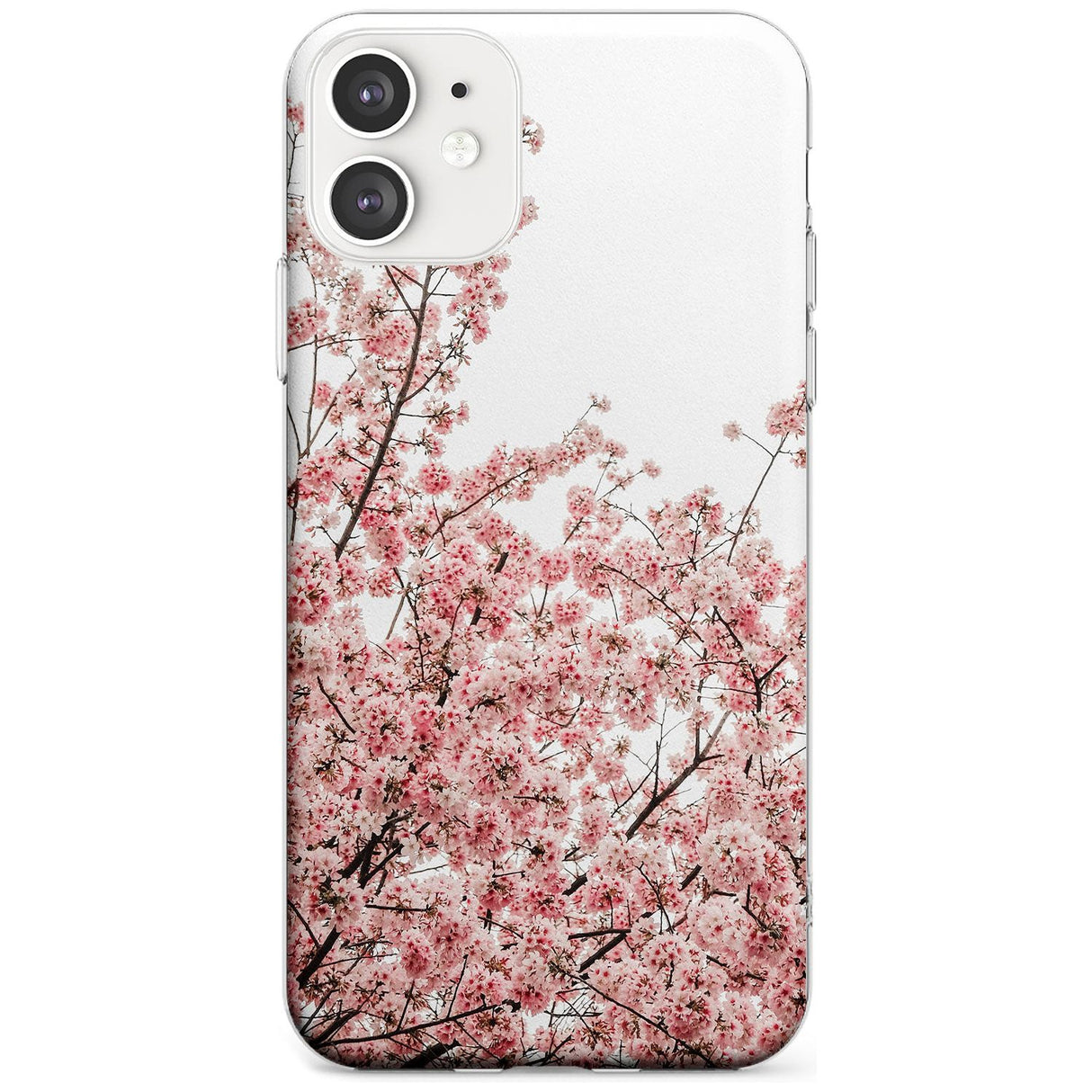 Cherry Blossoms - Real Floral Photographs Slim TPU Phone Case for iPhone 11