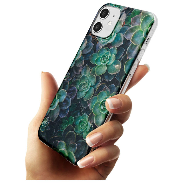 Succulents - Real Botanical Photographs Slim TPU Phone Case for iPhone 11