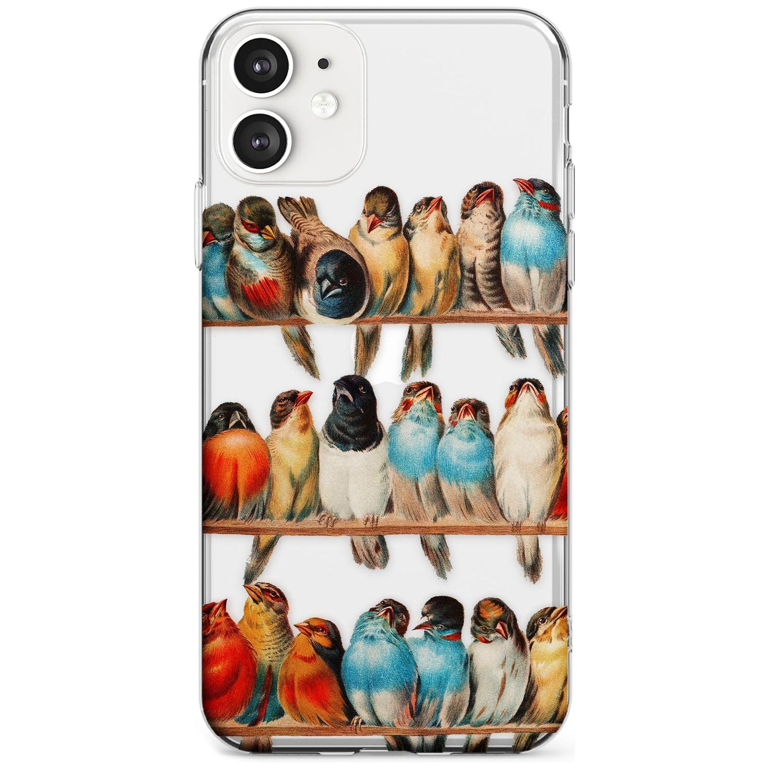 A Perch of Birds Slim TPU Phone Case for iPhone 11