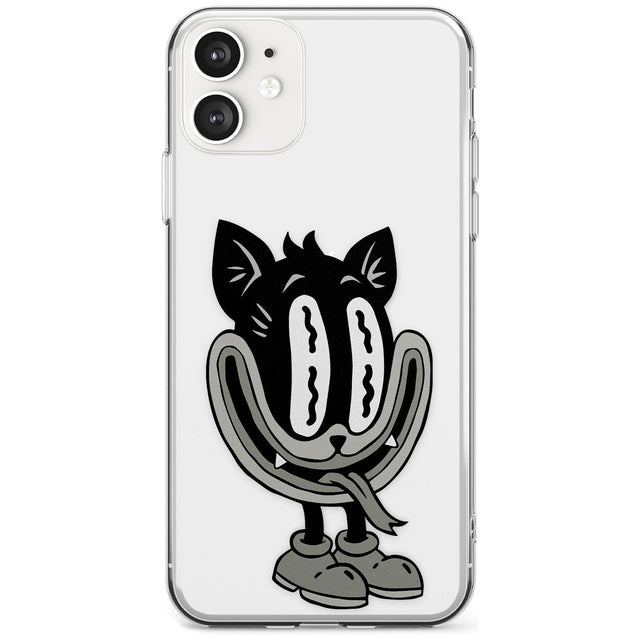 Faded Feline Slim TPU Phone Case for iPhone 11