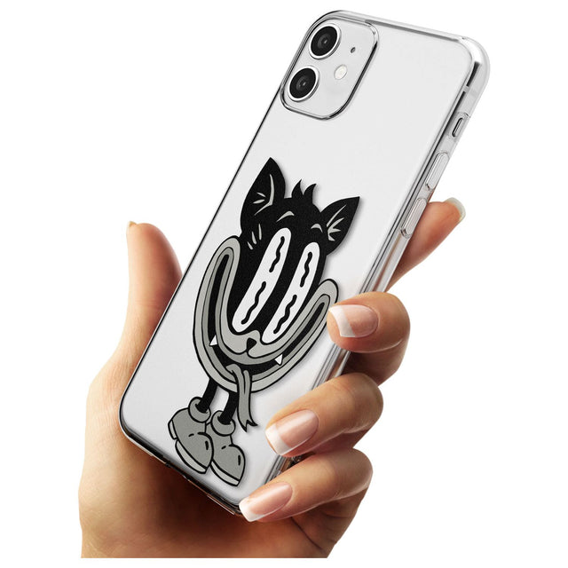 Faded Feline Slim TPU Phone Case for iPhone 11