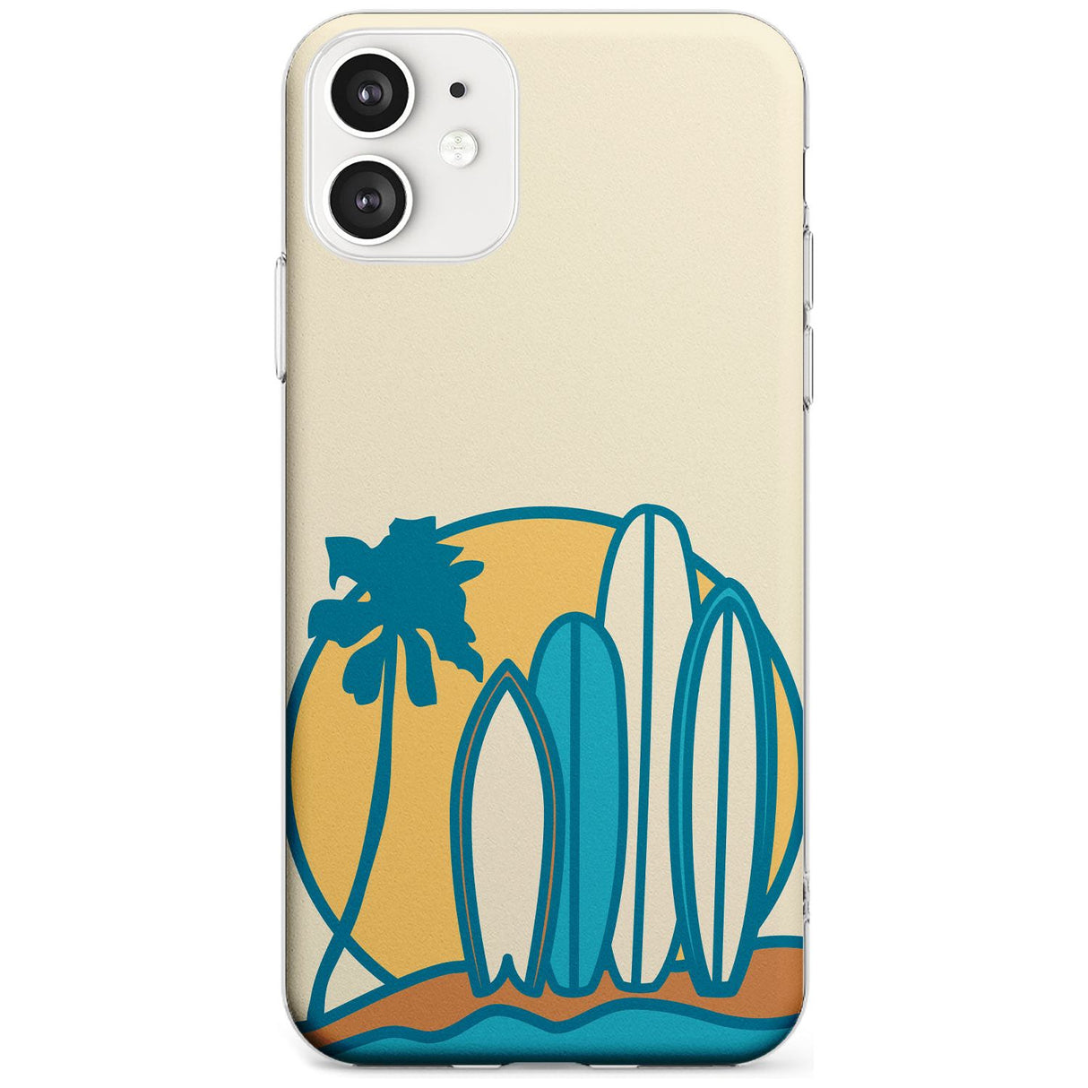 Beach Bound Black Impact Phone Case for iPhone 11