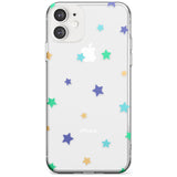 White Stars Pattern Slim TPU Phone Case for iPhone 11