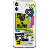 No More Excuses Sticker Mix Black Impact Phone Case for iPhone 11