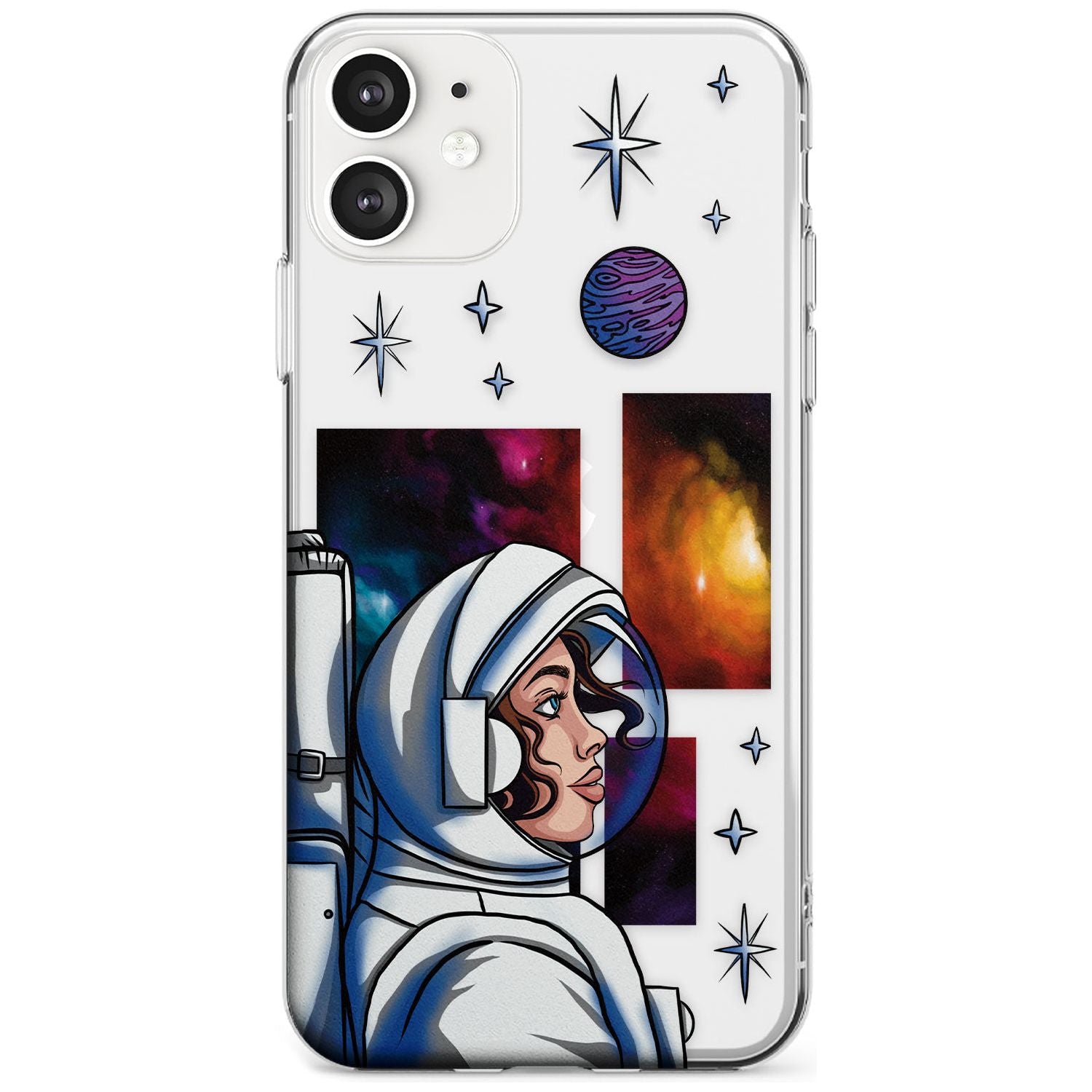 COSMIC AMBITION Black Impact Phone Case for iPhone 11