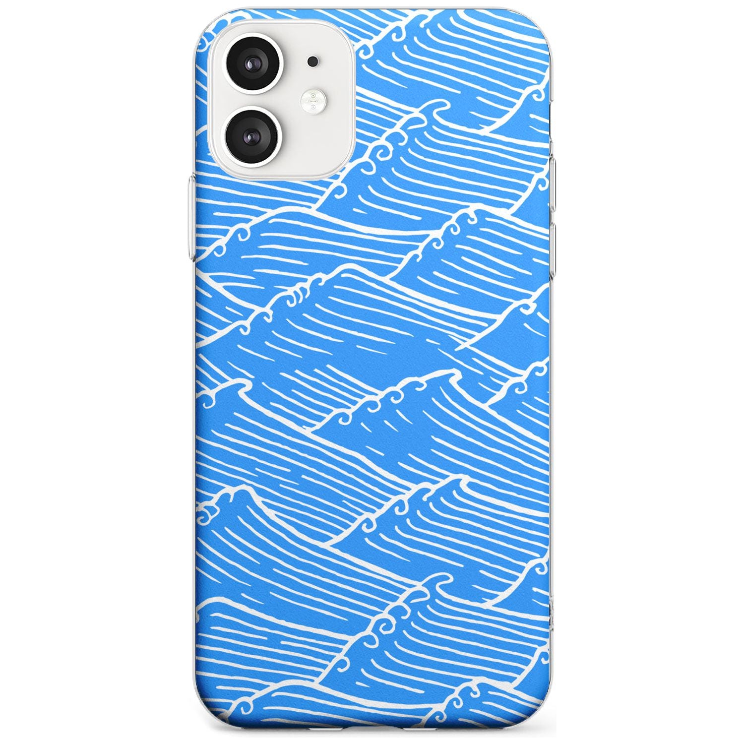 Waves Pattern Slim TPU Phone Case for iPhone 11