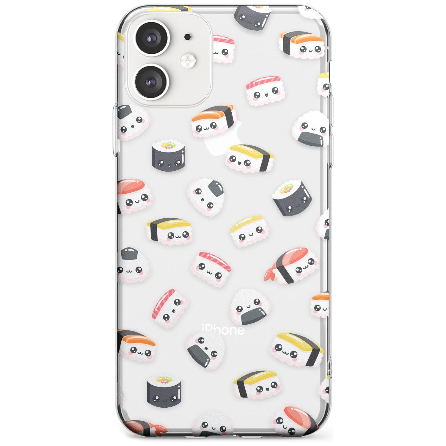 Kawaii Sushi & Rice iPhone Case  Slim Case Phone Case - Case Warehouse