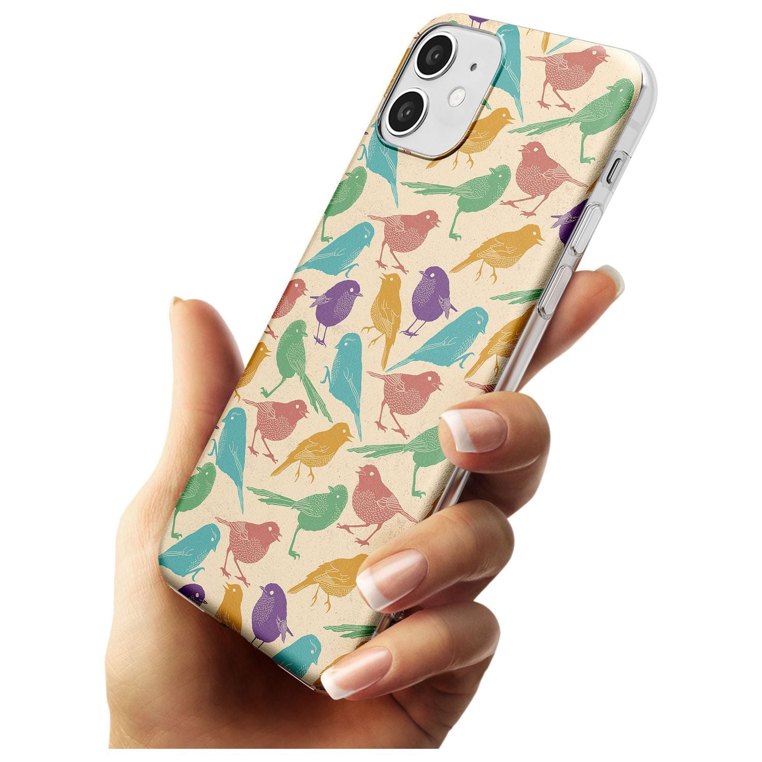 Colourful Feathered Friends Bird Slim TPU Phone Case for iPhone 11