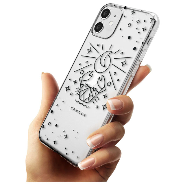 Cancer Emblem - Transparent Design Slim TPU Phone Case for iPhone 11