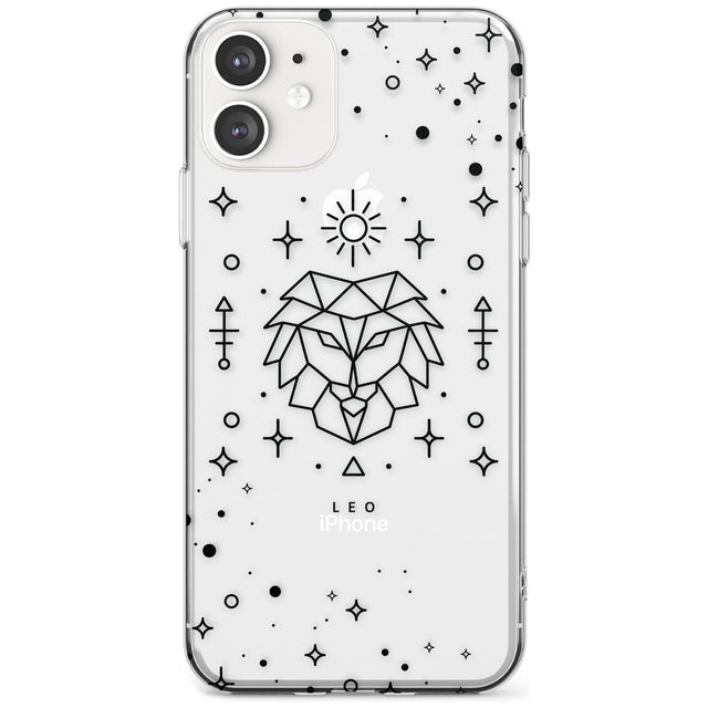 Leo Emblem - Transparent Design Slim TPU Phone Case for iPhone 11