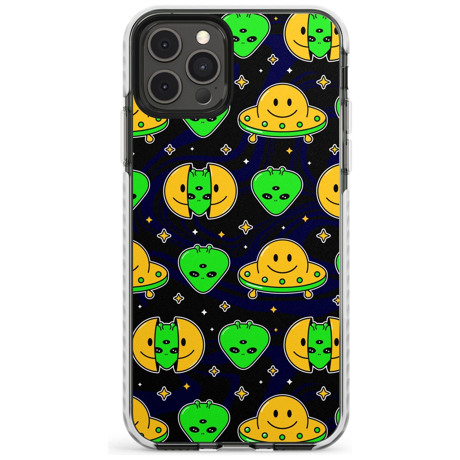 Alien Head Pattern Impact Phone Case for iPhone 11 Pro Max