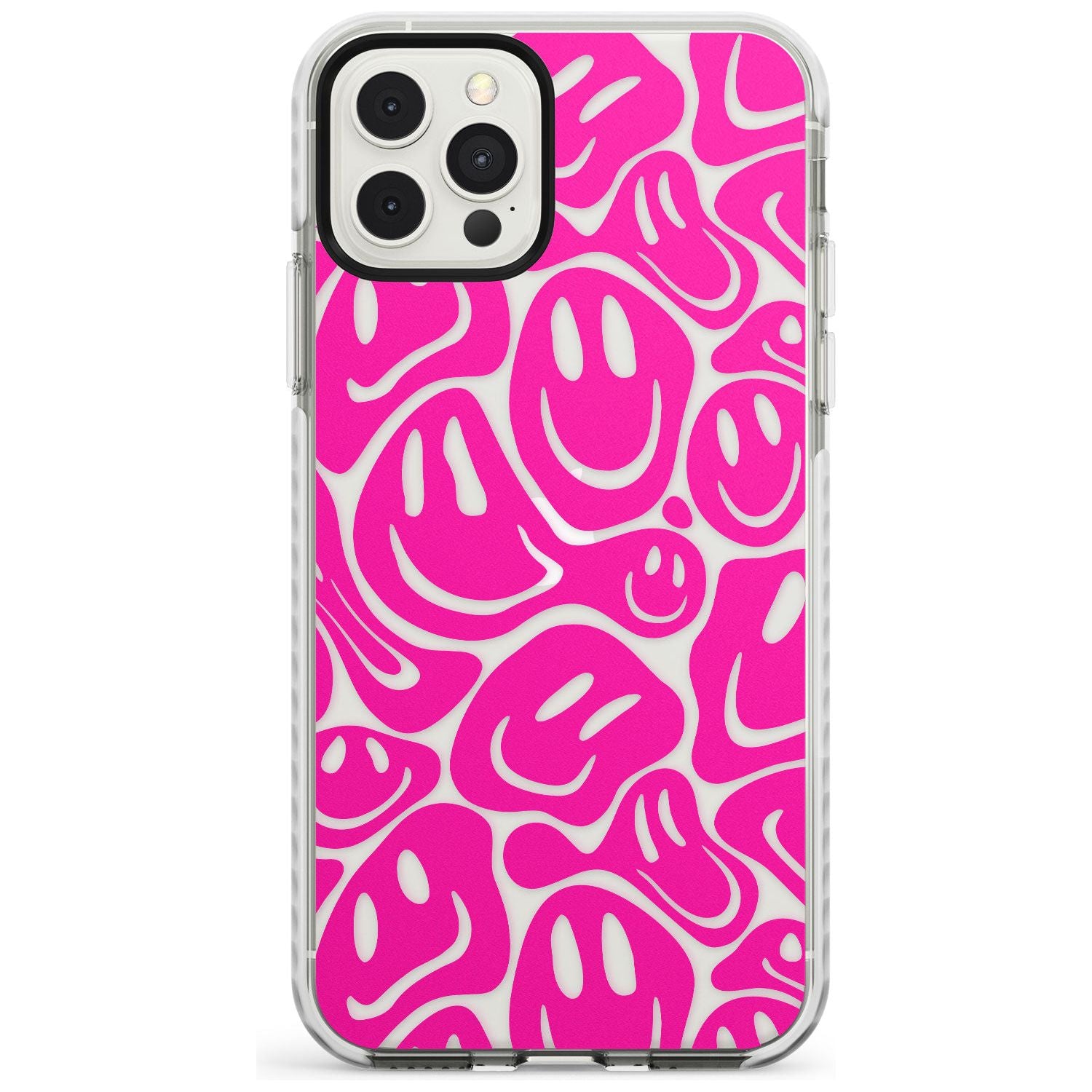 Blue Acid Faces Impact Phone Case for iPhone 11, iphone 12
