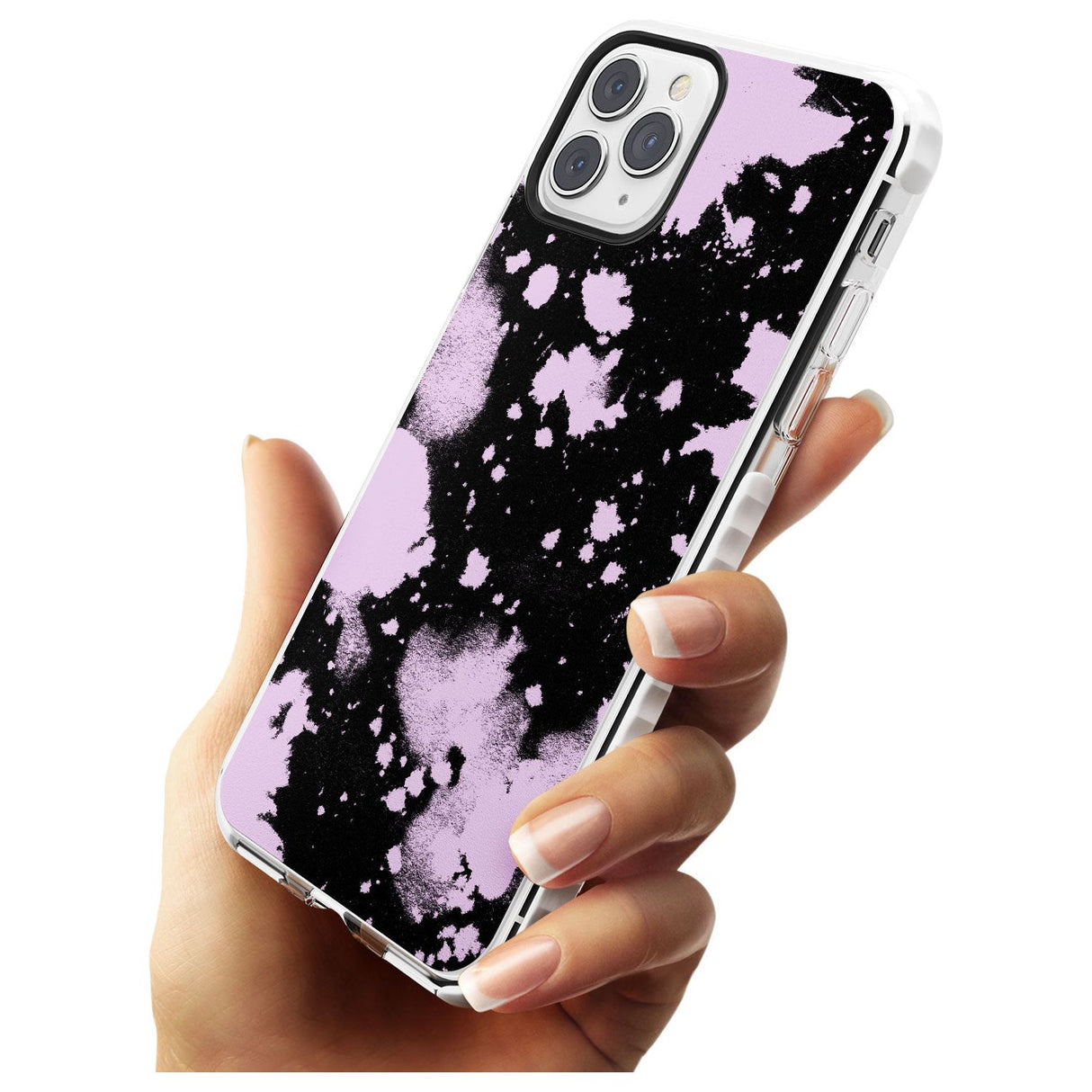 Pink & Black Acid Wash Tie-Dye iPhone Case   Phone Case - Case Warehouse