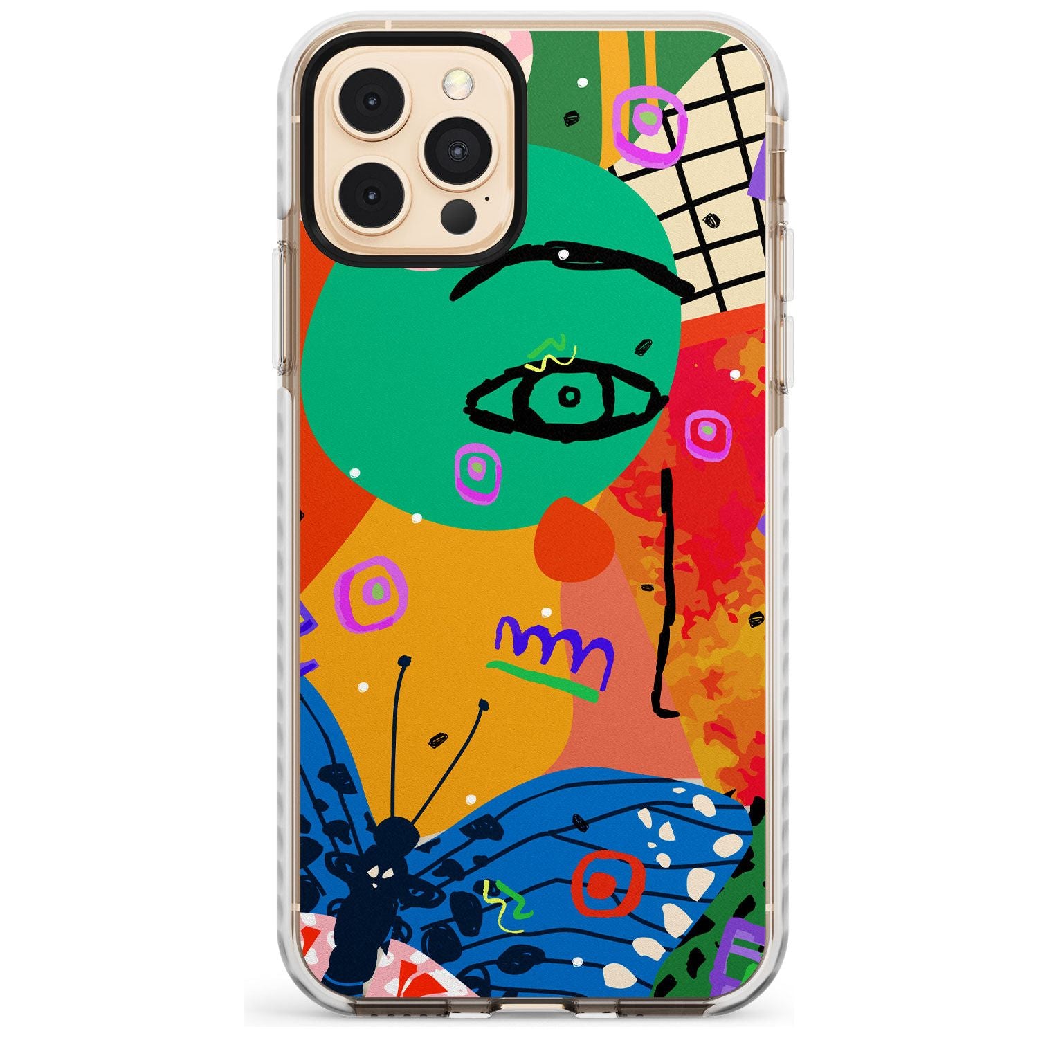 Abstract Butterfly Slim TPU Phone Case for iPhone 11 Pro Max