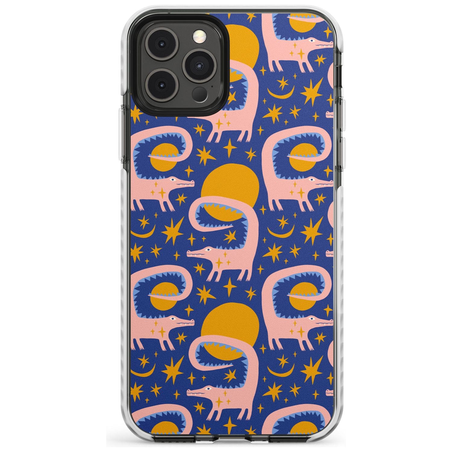 Sun Croc Pattern Impact Phone Case for iPhone 11 Pro Max