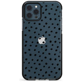 Messy Black Dot Pattern Pink Fade Impact Phone Case for iPhone 11