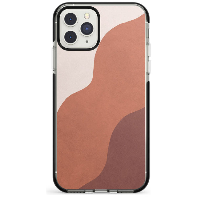 Lush Abstract Watercolour Design #3 Phone Case iPhone 11 Pro Max / Black Impact Case,iPhone 11 Pro / Black Impact Case,iPhone 12 Pro Max / Black Impact Case Blanc Space