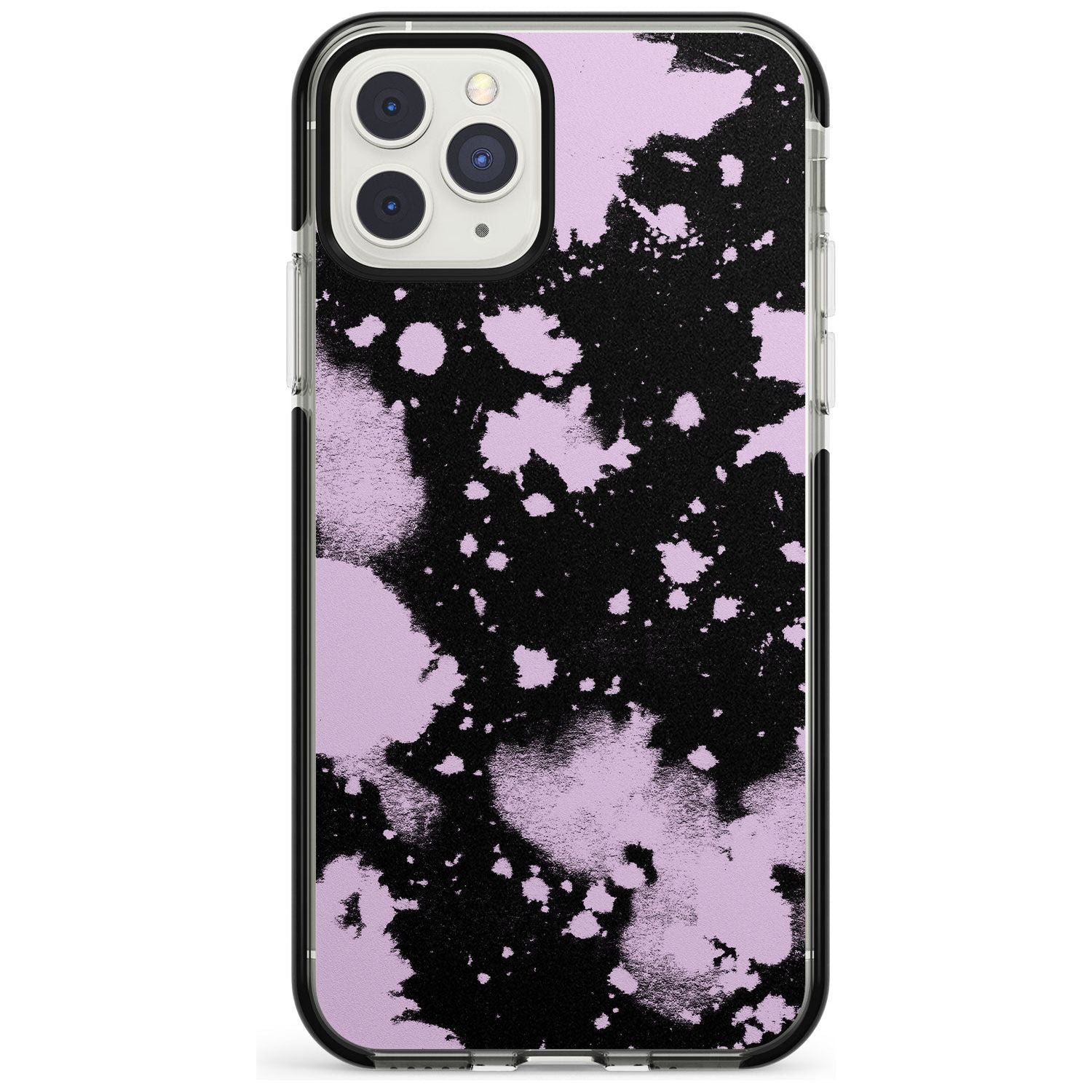 Pink & Black Acid Wash Tie-Dye iPhone Case  Black Impact Phone Case - Case Warehouse