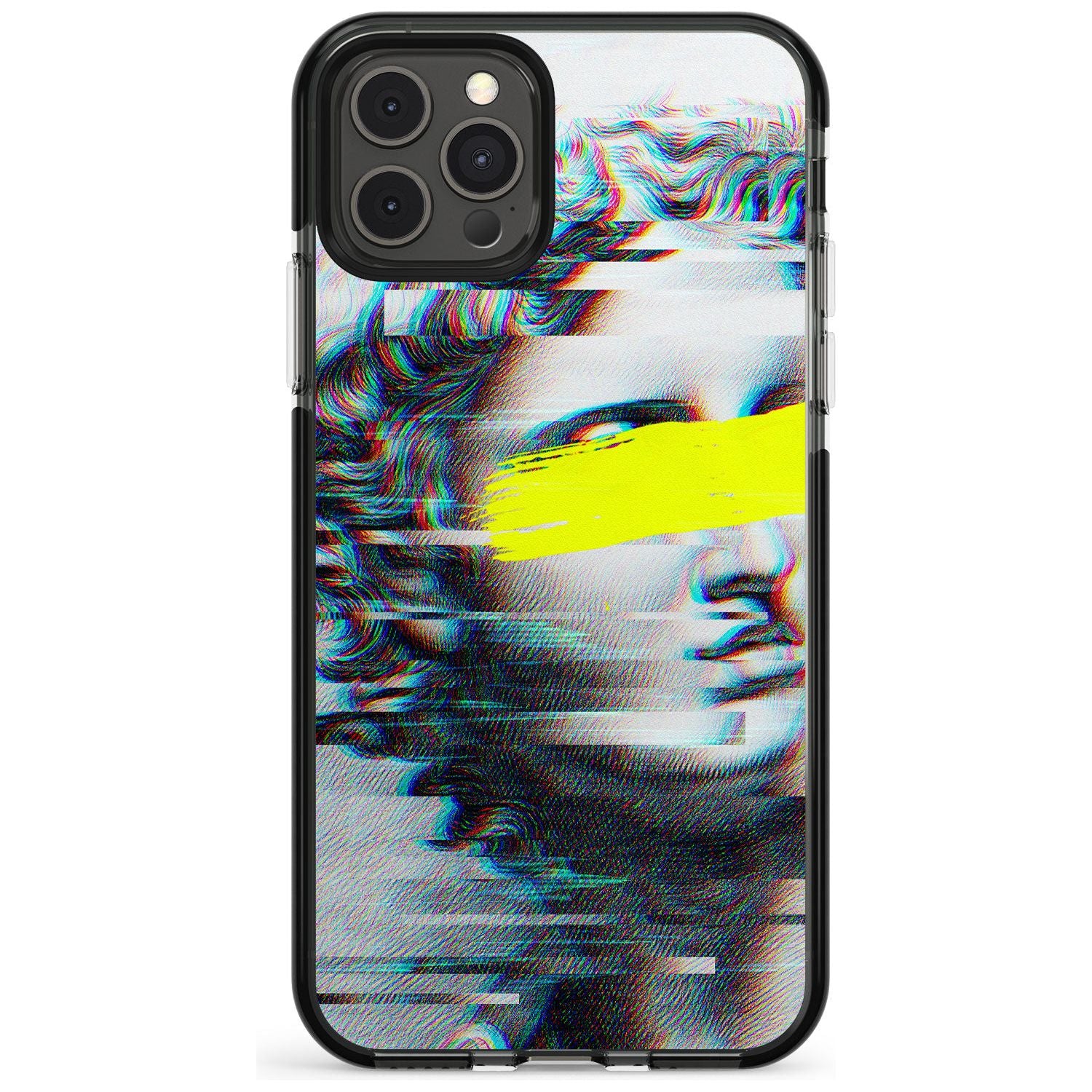 GLITCHED FRAGMENT Pink Fade Impact Phone Case for iPhone 11