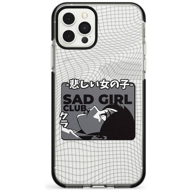 Sad Girl Club Black Impact Phone Case for iPhone 11