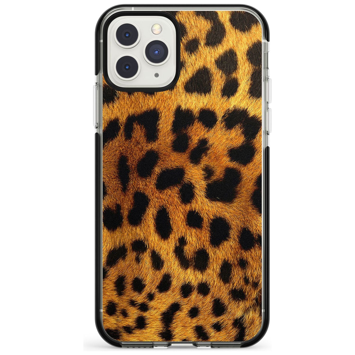 Leopard Print iPhone Case  Black Impact Phone Case - Case Warehouse