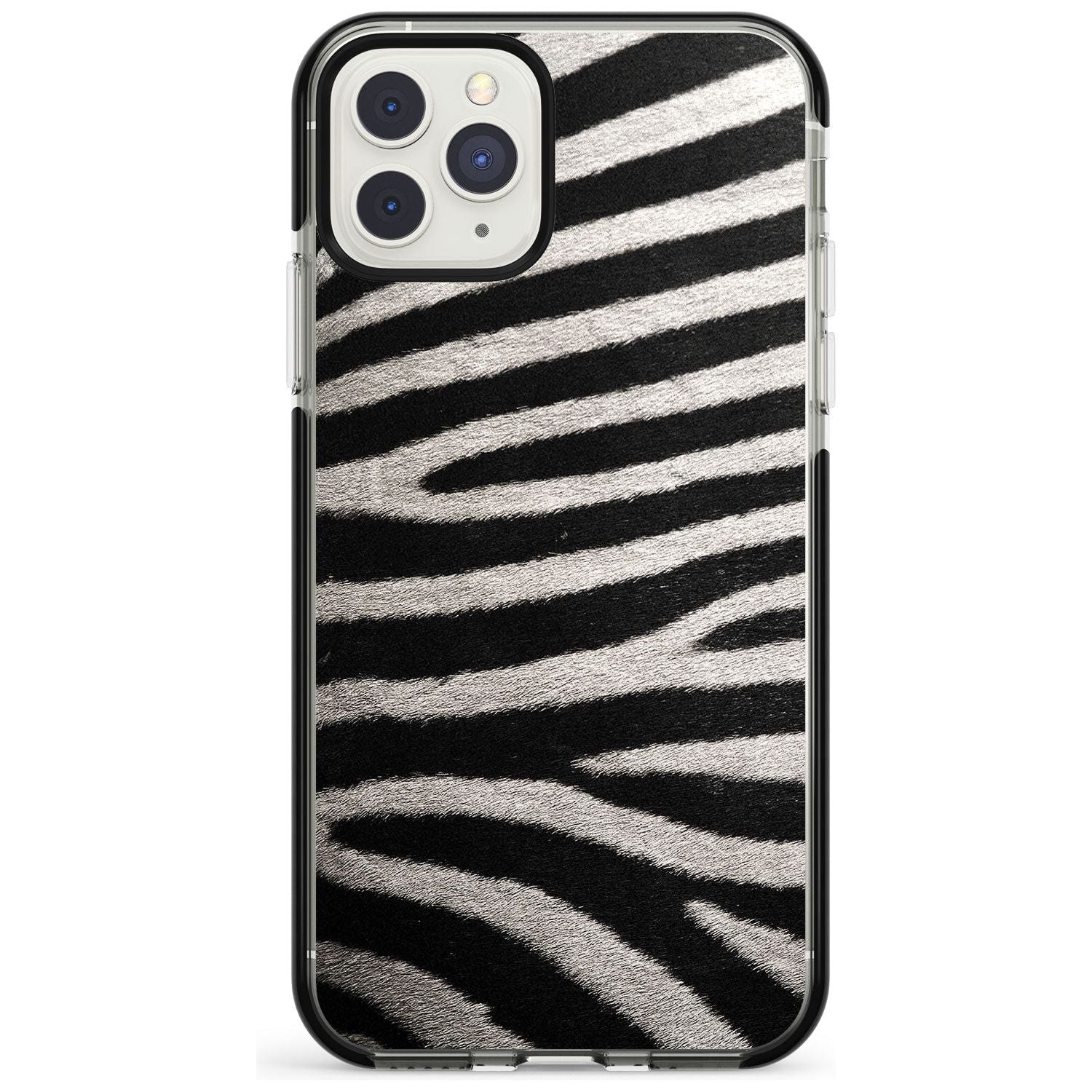 Zebra Print iPhone Case  Black Impact Phone Case - Case Warehouse