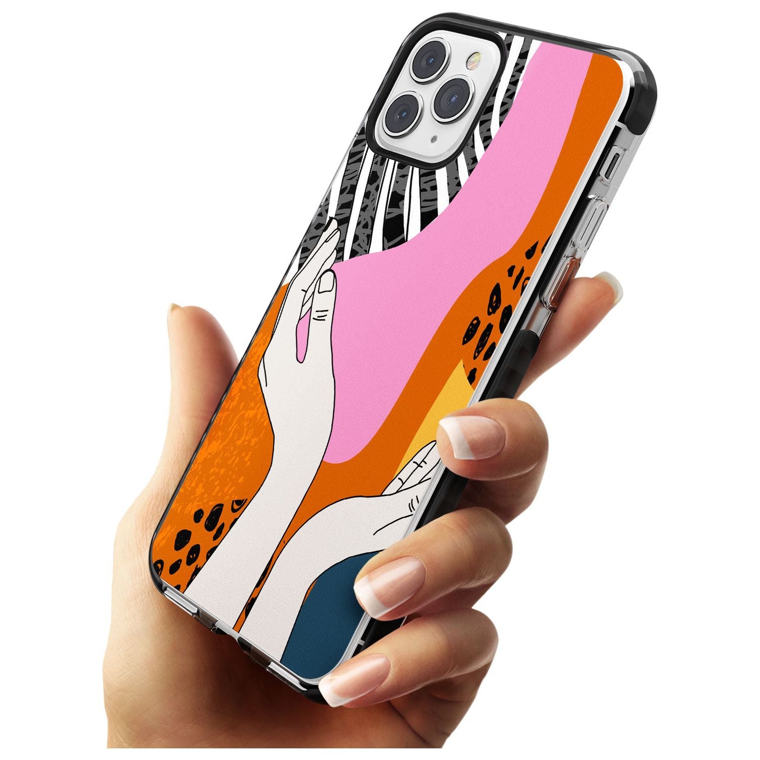 Catching Feels Pink Fade Impact Phone Case for iPhone 11