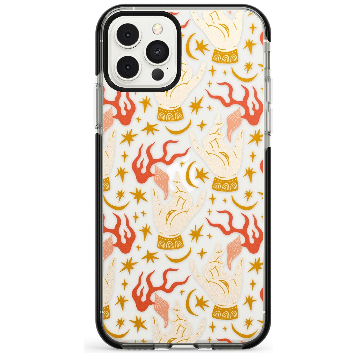 Hand Watcher Pattern Black Impact Phone Case for iPhone 11