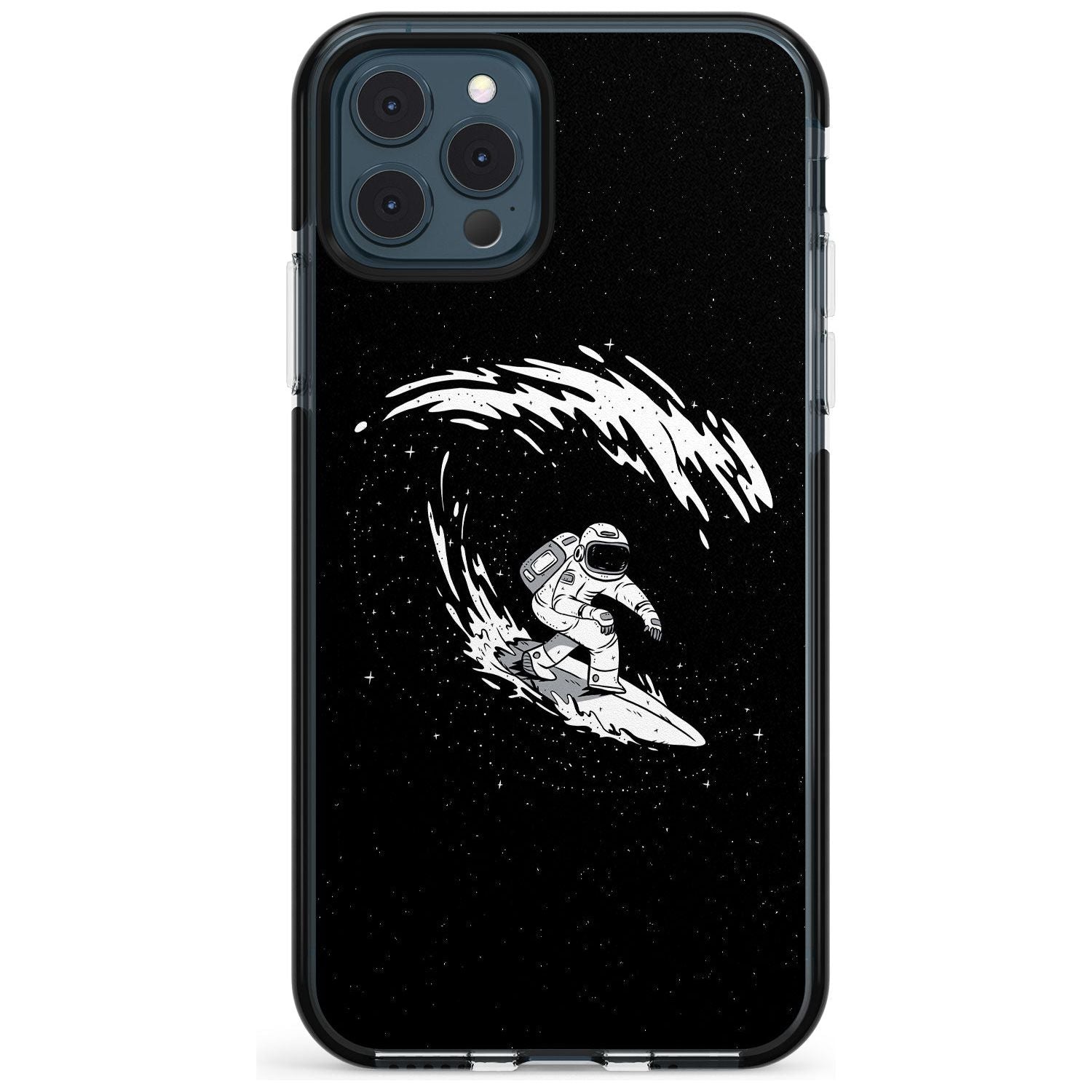 Surfing Astronaut Pink Fade Impact Phone Case for iPhone 11