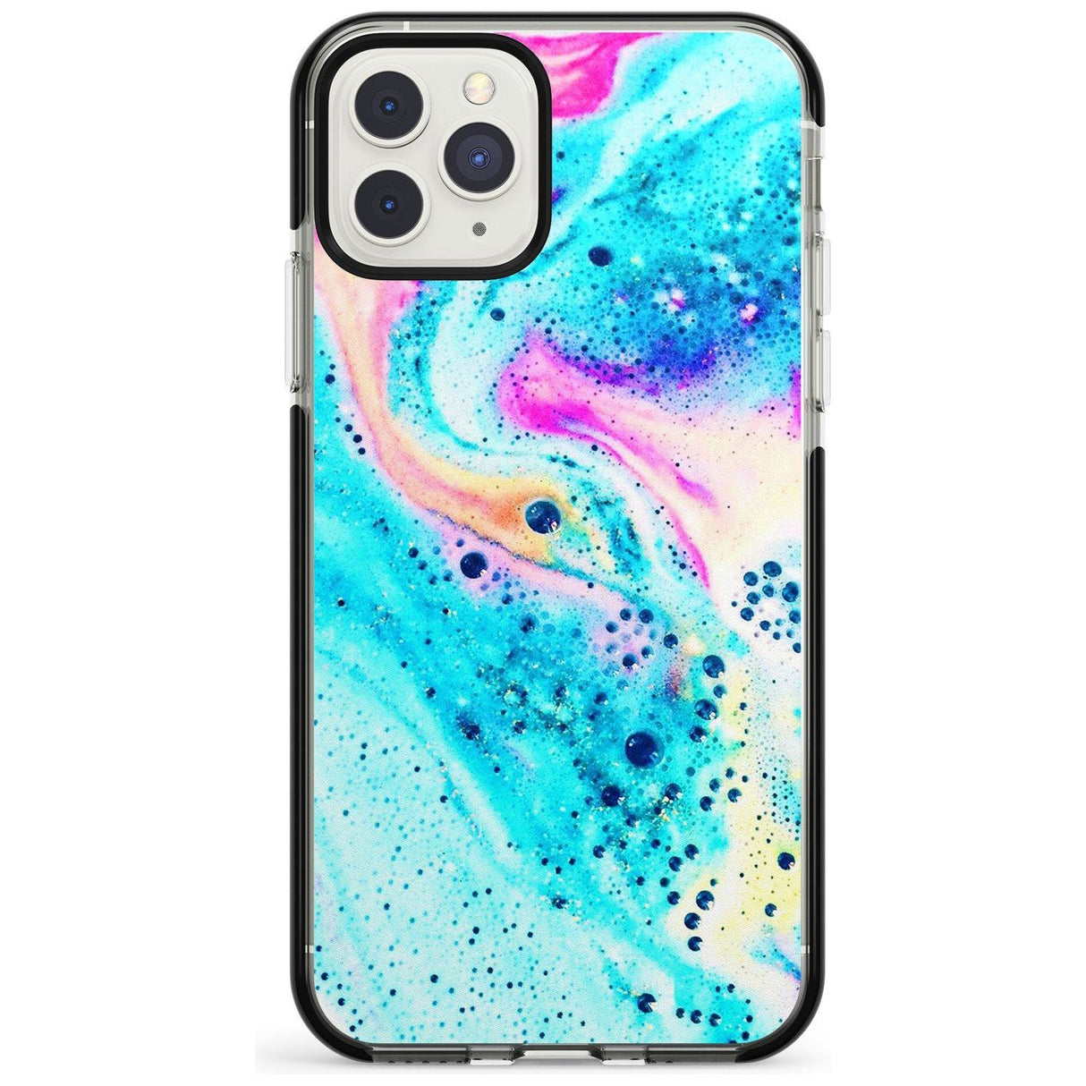 Ocean White Bath Bomb iPhone Case  Black Impact Phone Case - Case Warehouse