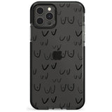 Boob Pattern (Black) Pink Fade Impact Phone Case for iPhone 11