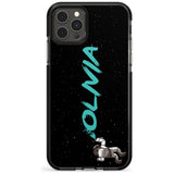 Graffiti Astronaut Pink Fade Impact Phone Case for iPhone 11