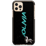 Graffiti Astronaut Pink Fade Impact Phone Case for iPhone 11