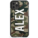 Classic Green Camo Pink Fade Impact Phone Case for iPhone 11