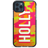 Colourful Neon Camo Pink Fade Impact Phone Case for iPhone 11