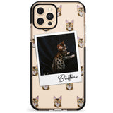 Personalised Bengal Cat Photo Black Impact Phone Case for iPhone 11