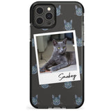 Personalised Korat Cat Photo Black Impact Phone Case for iPhone 11