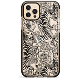 Personalised Chinese Tiger Pattern Black Impact Phone Case for iPhone 11