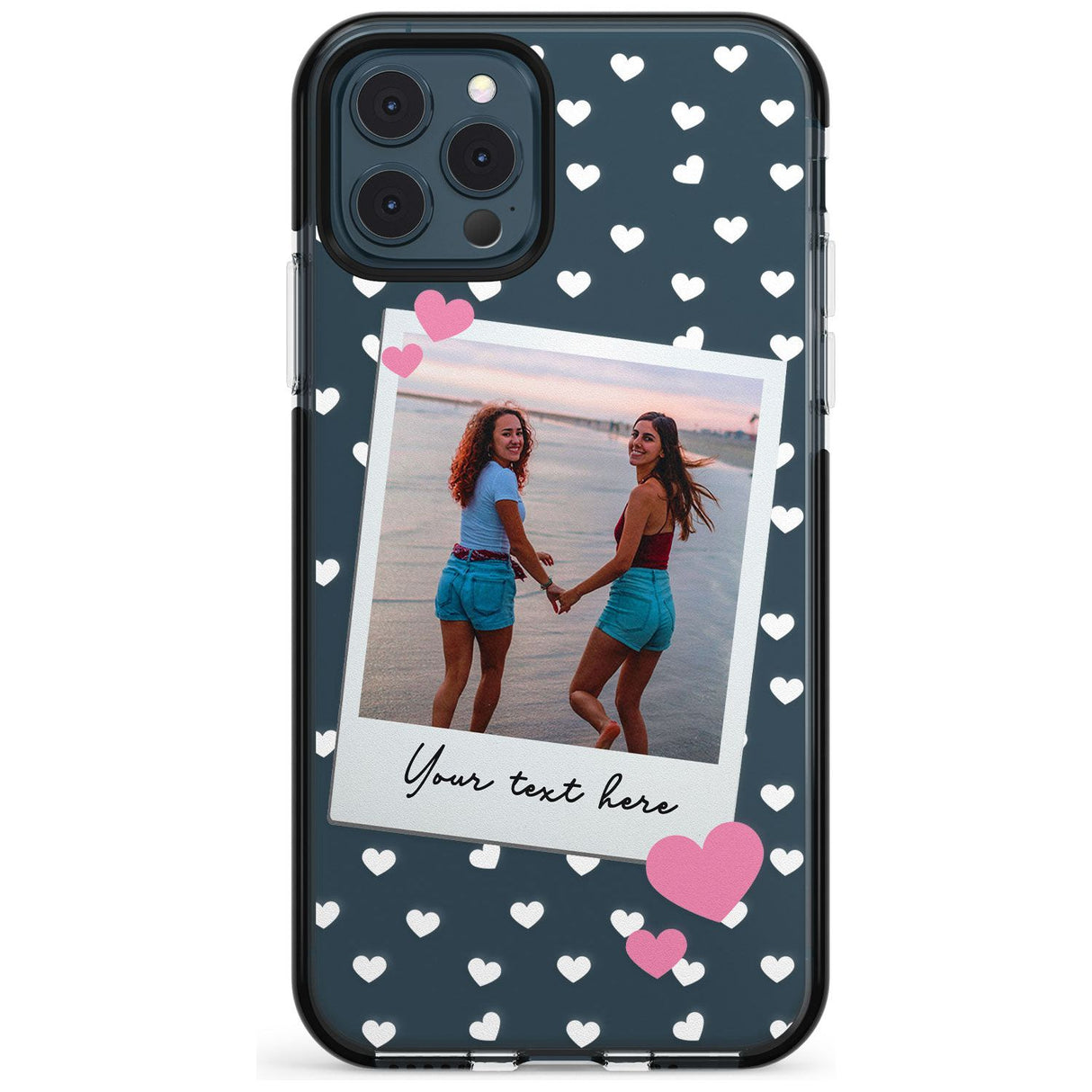 Instant Film & Hearts Pink Fade Impact Phone Case for iPhone 11