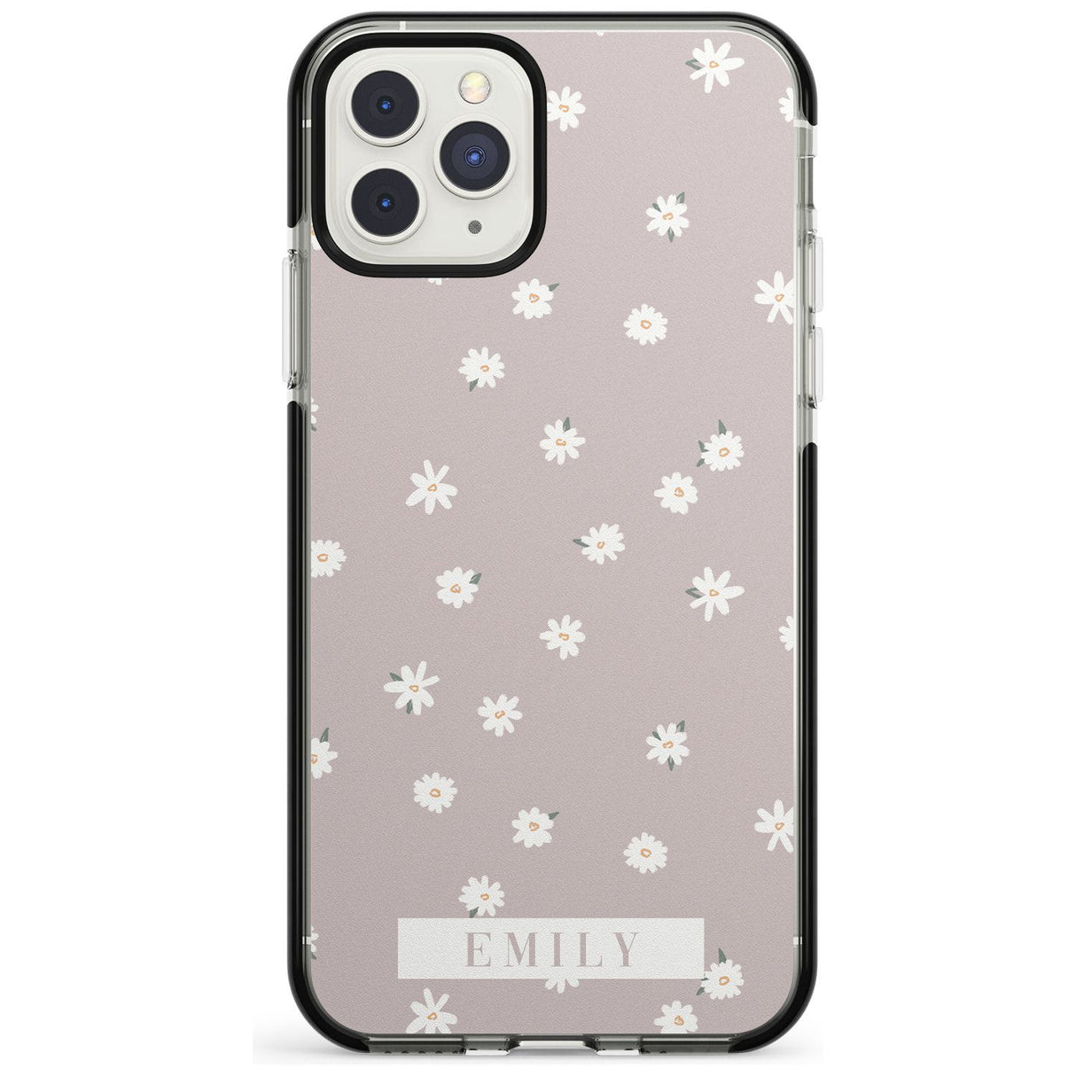 Dusty Rose Custom Black Impact Phone Case for iPhone 11 Pro Max