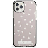 Dusty Rose Custom Black Impact Phone Case for iPhone 11 Pro Max