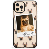 French Bulldog, Tan - Custom Dog Photo Pink Fade Impact Phone Case for iPhone 11