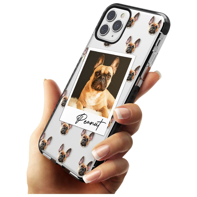French Bulldog, Tan - Custom Dog Photo Pink Fade Impact Phone Case for iPhone 11