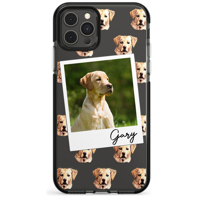 Labrador, Tan - Custom Dog Photo Pink Fade Impact Phone Case for iPhone 11