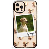 Labrador, Tan - Custom Dog Photo Pink Fade Impact Phone Case for iPhone 11