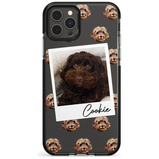 Cockapoo, Brown - Custom Dog Photo Pink Fade Impact Phone Case for iPhone 11