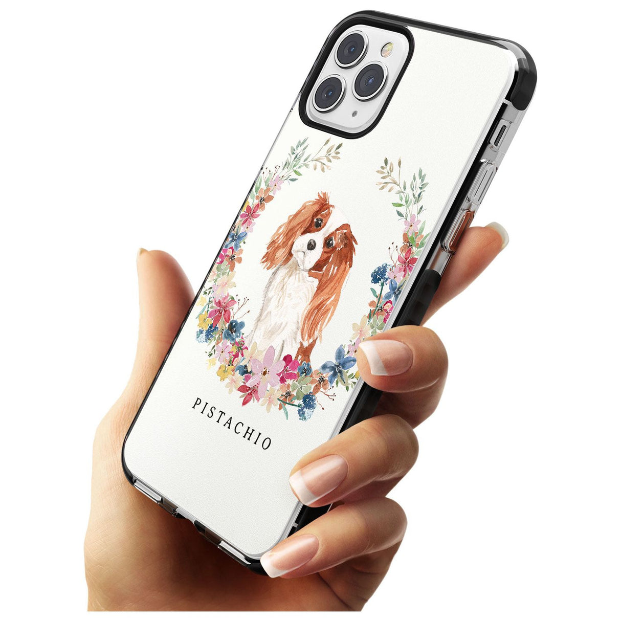 Cavalier King Charles Portrait Spaniel Black Impact Phone Case for iPhone 11 Pro Max