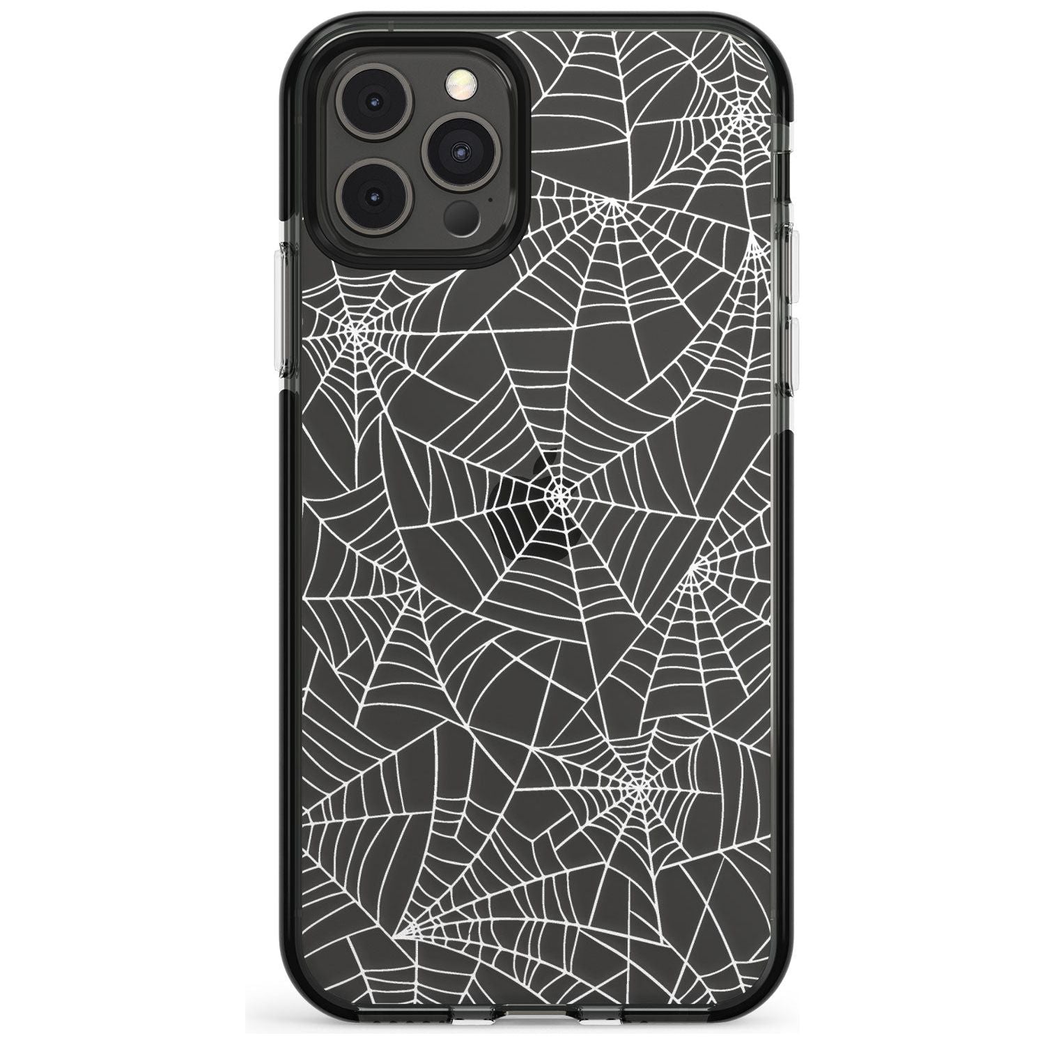 Personalised Spider Web Pattern Black Impact Phone Case for iPhone 11